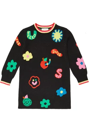 Stella McCartney Intarsia cotton and wool dress