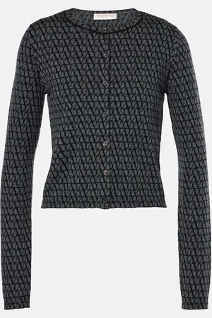 VALENTINO Toile Iconographe virgin wool cardigan
