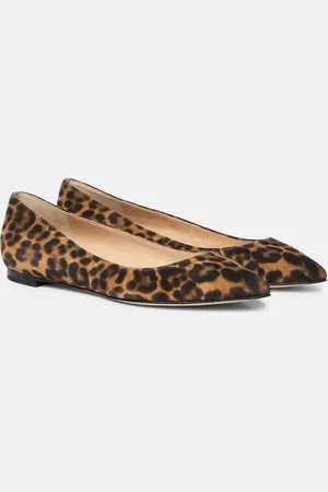Gianvito Rossi Gianvito leopard-print ballet flats