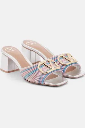 VALENTINO GARAVANI VLogo Signature crochet mules