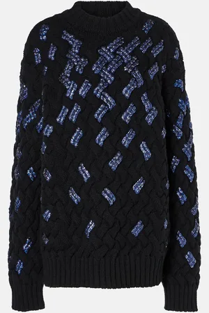 DRIES VAN NOTEN Sequined virgin wool sweater