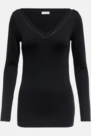 Brunello Cucinelli Cotton-blend top