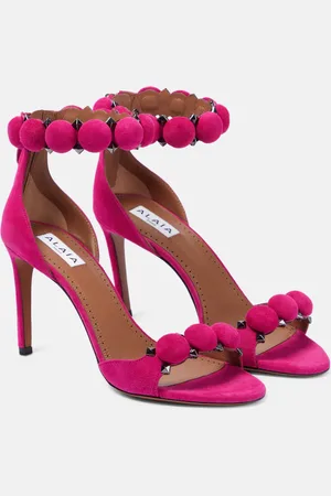 Alaïa AlaÃ¯a La Bombe suede sandals