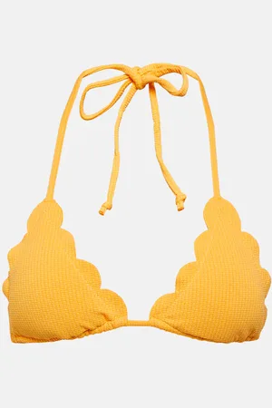 Marysia Broadway scalloped triangle bikini top