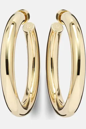 Jennifer Fisher Samira Baby 10kt -plated hoop earrings