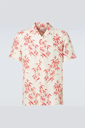 Orlebar Brown Hibbert printed linen shirt