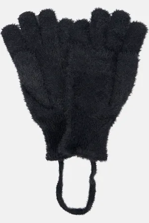 Balenciaga BB wool-blend gloves