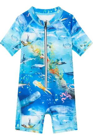 Molo Baby Neka printed rashguard swimsuit