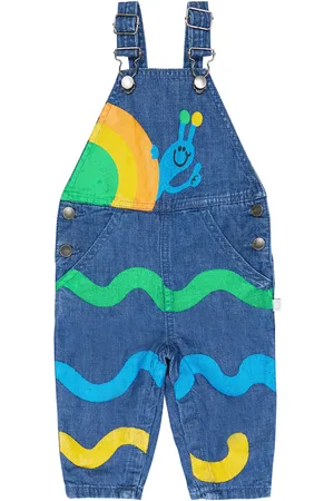 Stella McCartney Baby printed cotton overalls