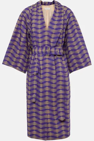 DRIES VAN NOTEN Printed cotton poplin minidress