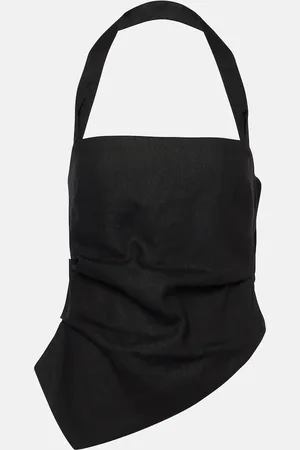 SIR Dorian linen-blend top