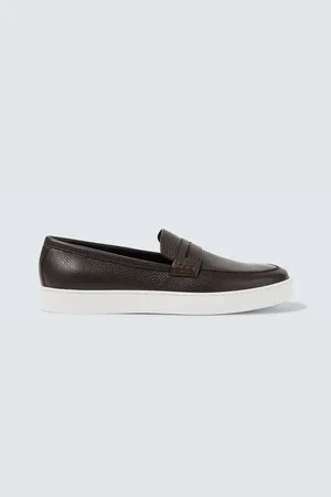 Manolo Blahnik Ellis leather boat shoes