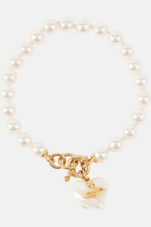 Vivienne Westwood Sheryl faux pearl gold-plated bracelet
