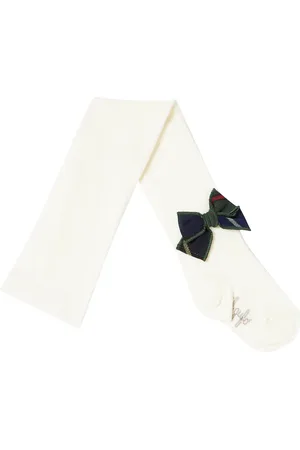 Il gufo Bow-appliquÃ© cotton-blend socks