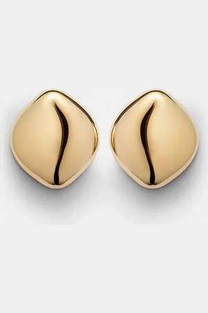 Jennifer Fisher Puffy Cushion 10kt -plated earrings