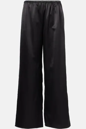 ASCENO Austin silk and wool wide-leg pants