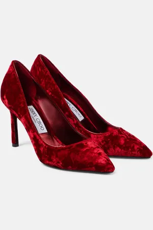 Jimmy Choo Romy 85 velvet pumps