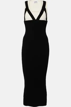 Jean Paul Gaultier Madone ribbed-knit midi dress