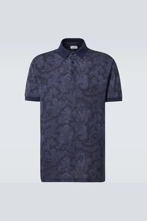 Etro Paisley cotton polo shirt