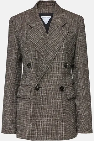 Bottega Veneta Wool and cotton-blend moulinÃ© blazer