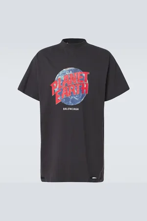Balenciaga Planet Earth oversized cotton T-shirt