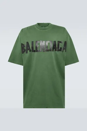 Balenciaga Tape cotton-blend jersey T-shirt