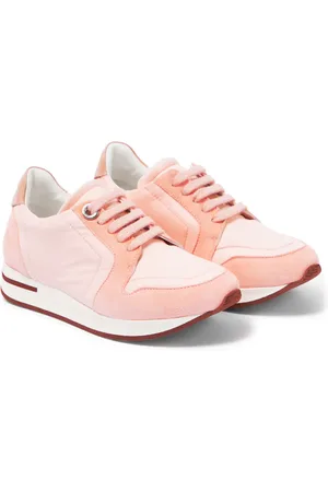 Loro Piana My Wind suede-trimmed sneakers