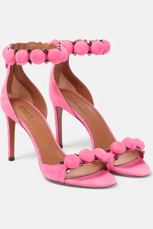 Alaïa AlaÃ¯a La Bombe 90 suede sandals