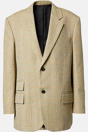 Bottega Veneta Prince of Wales check blazer