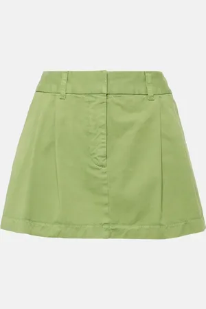 Stella McCartney Cotton canvas miniskirt
