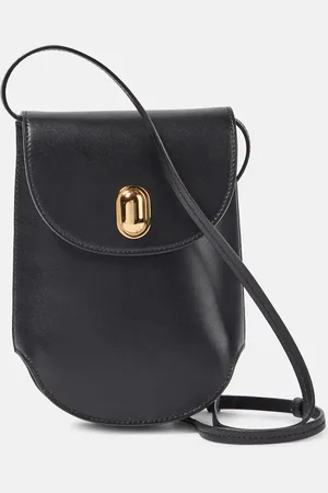 SAVETTE Tondo leather crossbody bag