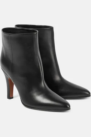 The Row Prudens leather ankle boots