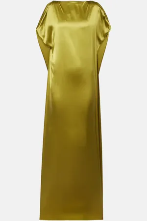 DRIES VAN NOTEN Silk-blend satin gown