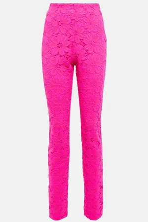 ROTATE High-rise lace pants