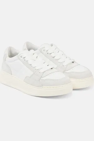 Hogan H667 suede-trimmed leather sneakers