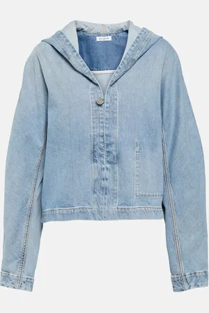 Alaïa AlaÃ¯a Cropped denim jacket