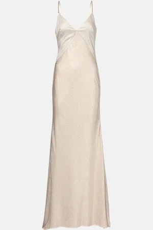 Roland Mouret Embellished satin gown