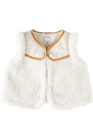 Chloé ChloÃ© Kids Baby logo teddy vest