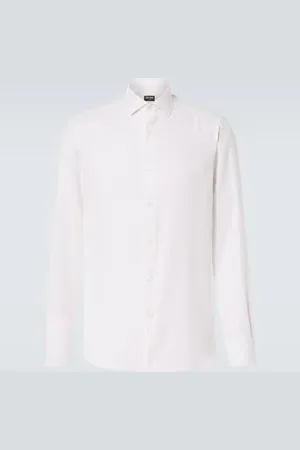 Ermenegildo Zegna Cashco cotton and cashmere shirt