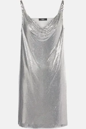 VERSACE Metallic minidress