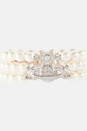 Vivienne Westwood Graziella embellished faux pearl bracelet
