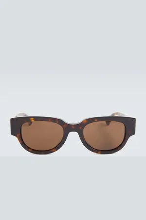 Bottega Veneta Tortoiseshell oval sunglasses
