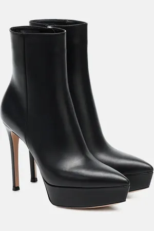 Gianvito Rossi Dasha leather ankle boots
