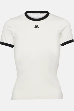 Courrèges CourrÃ¨ges Logo cotton jersey T-shirt