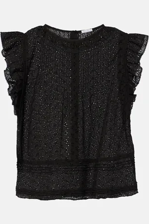 POUPETTE ST BARTH Galia ruffled top
