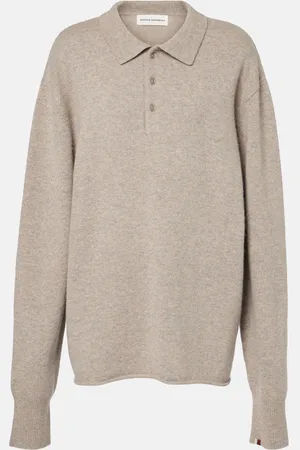 EXTREME CASHMERE NÂ°357 Marylebone cashmere-blend polo sweater