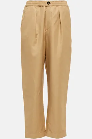 Marni Cropped high-rise straight pants