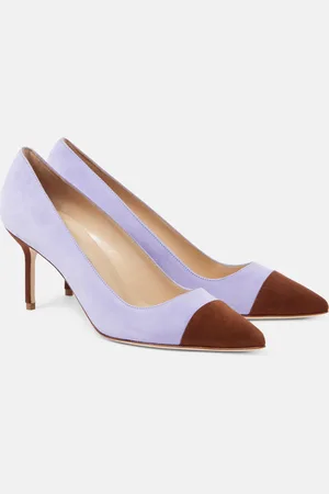 Manolo Blahnik Capcour 70 suede pumps
