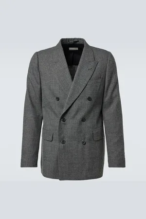 DRIES VAN NOTEN Double-breasted wool blazer