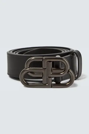 Balenciaga BB leather belt